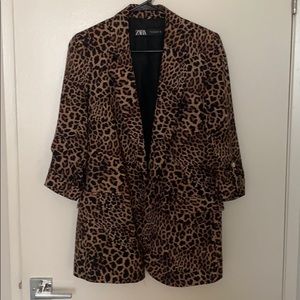 Cheetah blazer